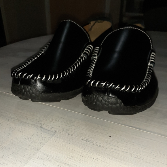Men Fashion Black Loafers shoes-size 9 - Picture 2 of 7